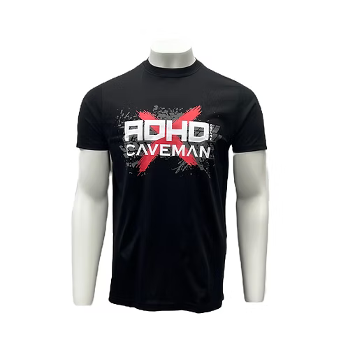 Active Essential T-shirt — ADHD racing (Black)